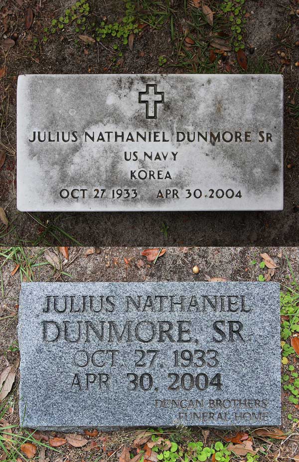 Julius Nathaniel Dunmore Gravestone Photo