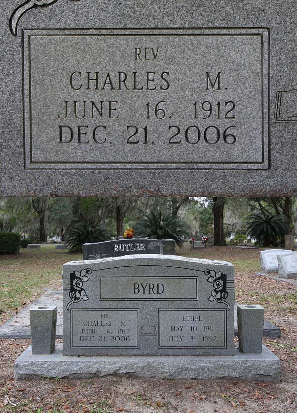 Charles M. Byrd Gravestone Photo