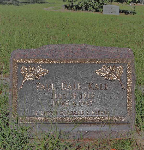 Paul Dale Kale Gravestone Photo