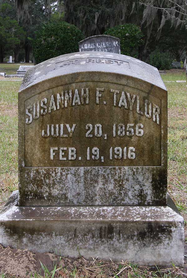 Susannah F. Taylor Gravestone Photo