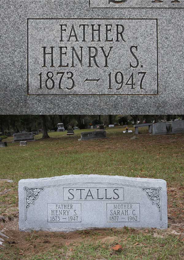 Henry S. Stalls Gravestone Photo