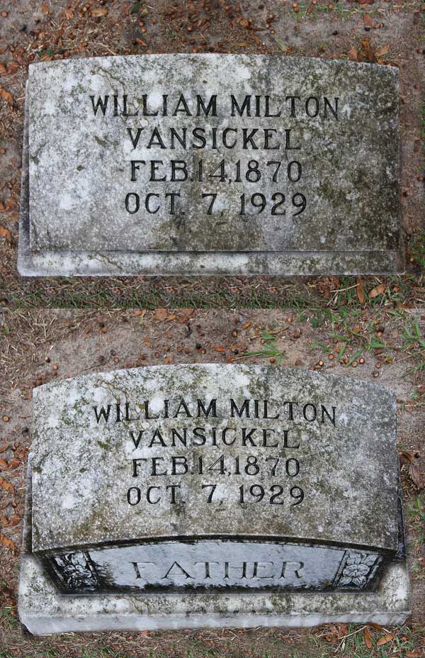 William Milton Vansickel Gravestone Photo