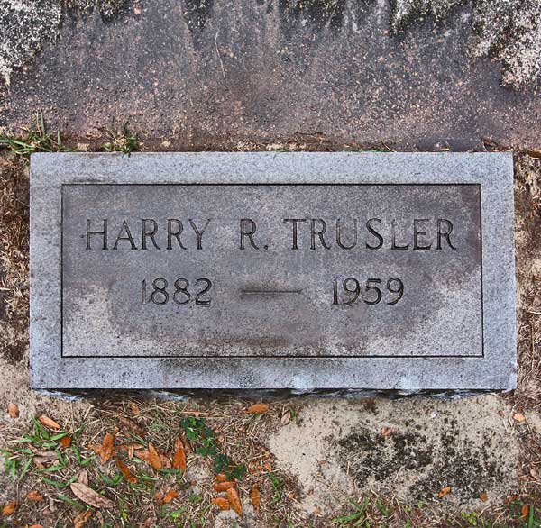 Harry R. Trusler Gravestone Photo