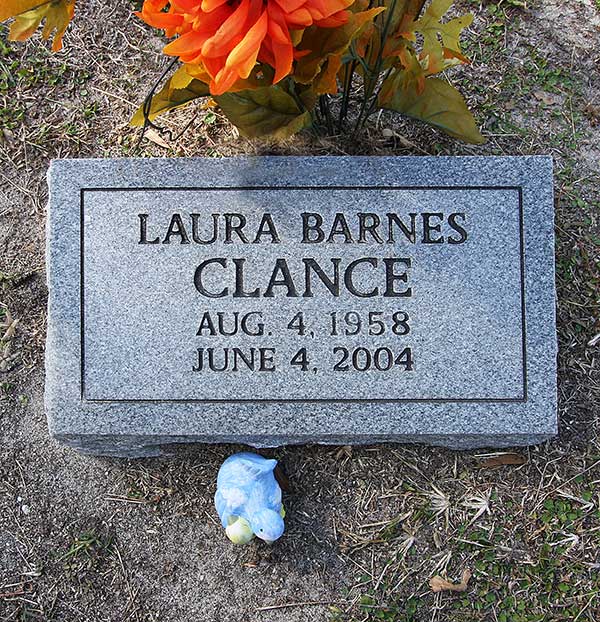Laura Barnes Clance Gravestone Photo