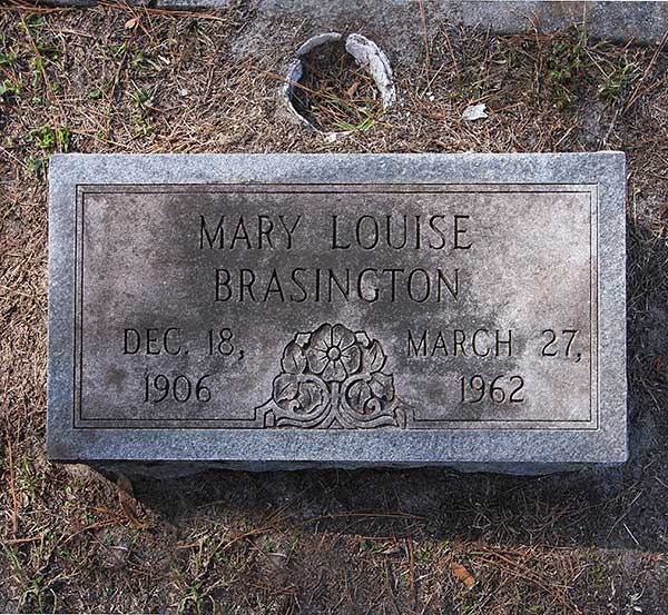 Mary Louise Brasington Gravestone Photo