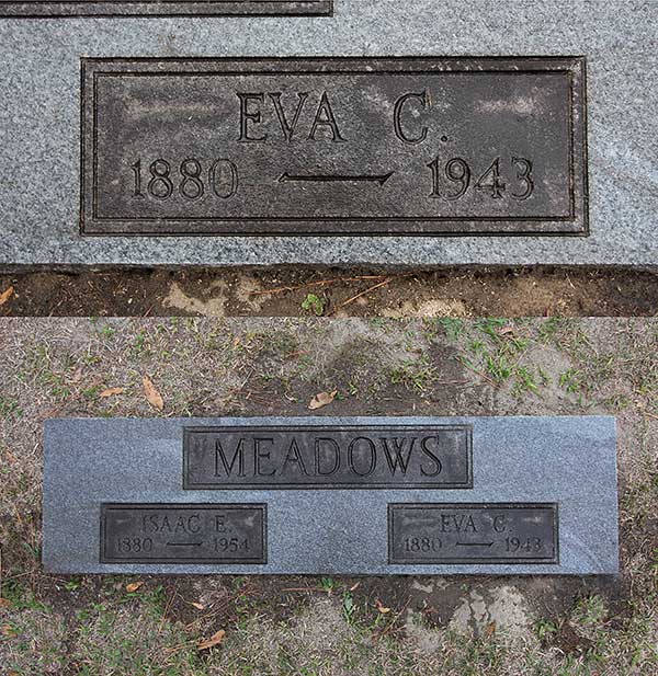 Eva C. Meadows Gravestone Photo