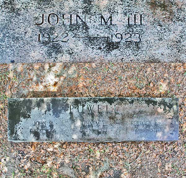 John M Powell Gravestone Photo