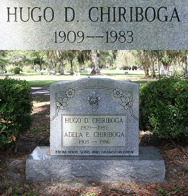 Hugo D. Chiriboga Gravestone Photo
