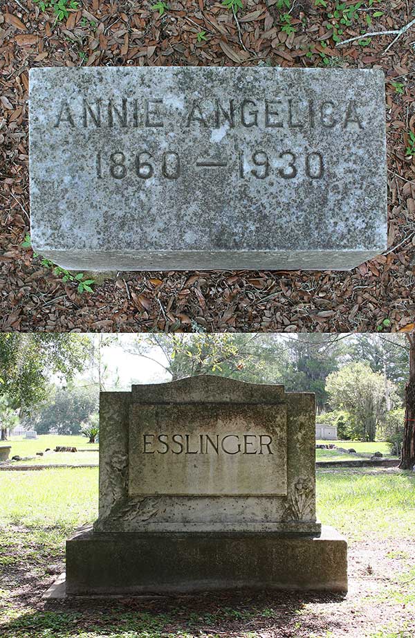 Annie Angelica Esslinger Gravestone Photo