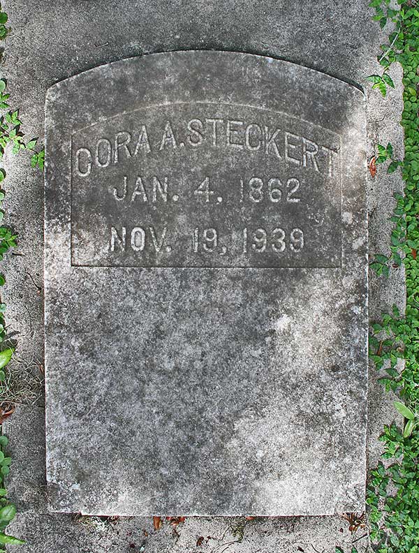 Cora A. Steckert Gravestone Photo