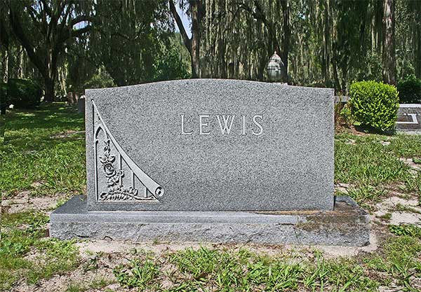  Lewis Gravestone Photo