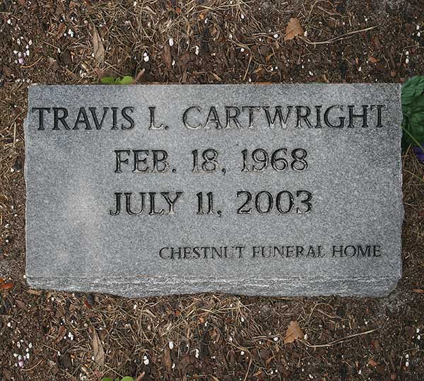 Travis L. Cartwright Gravestone Photo