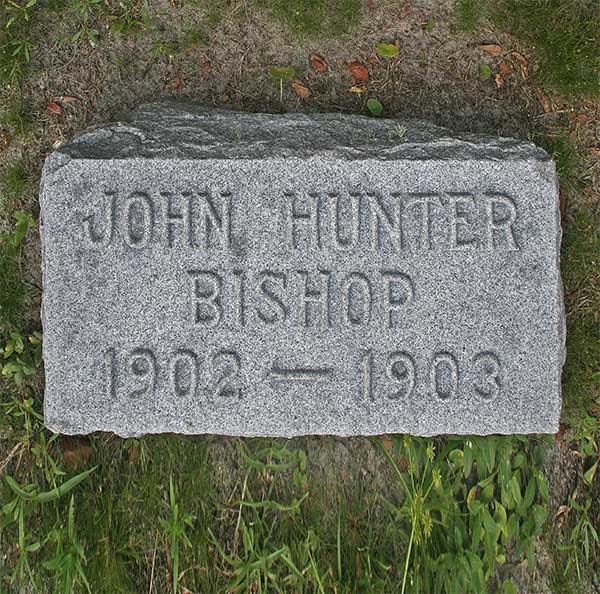 John Hunter Bishop Gravestone Photo