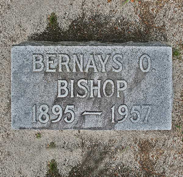 Bernays O. Bishop Gravestone Photo