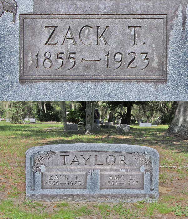 Zack T. Taylor Gravestone Photo