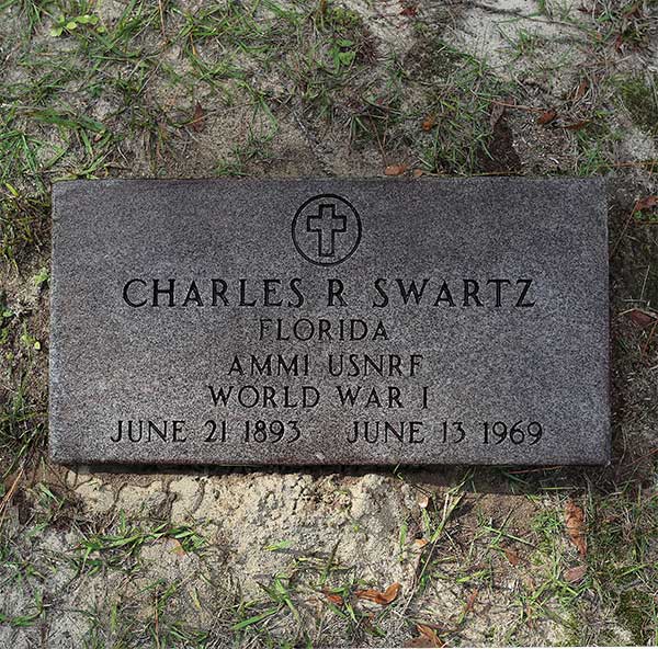 Charles R. Swartz Gravestone Photo