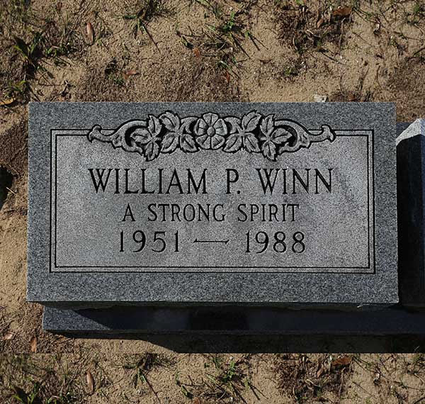 William P. Winn  Gravestone Photo