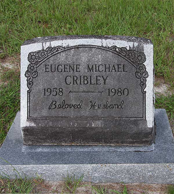 Eugene Michael Cribley Gravestone Photo