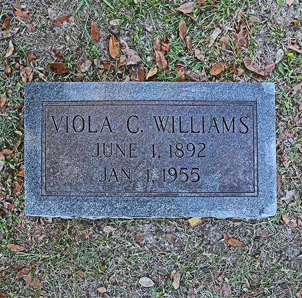 Viola C. Williams Gravestone Photo