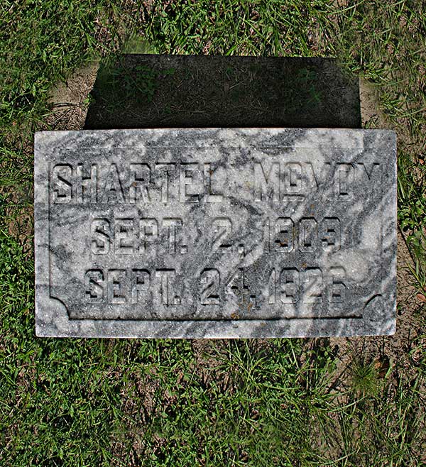 Shartel McVoy Gravestone Photo