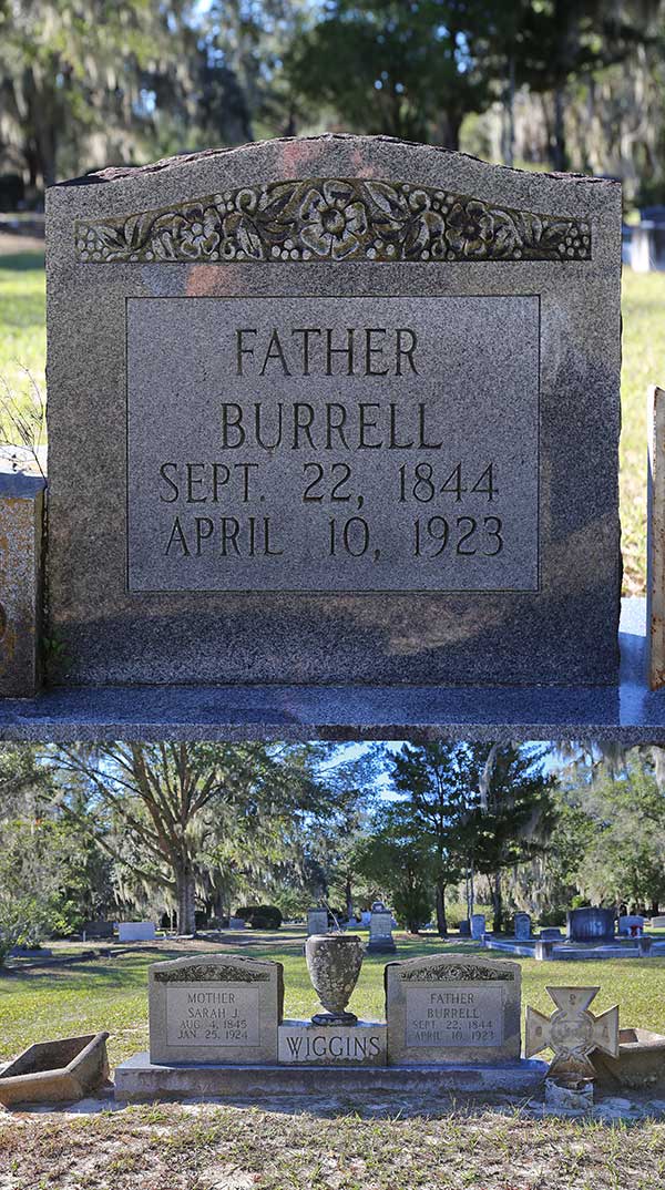 Burrell Wiggens Gravestone Photo