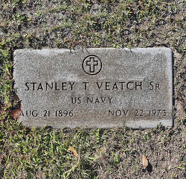 Stanley T Veatch Gravestone Photo