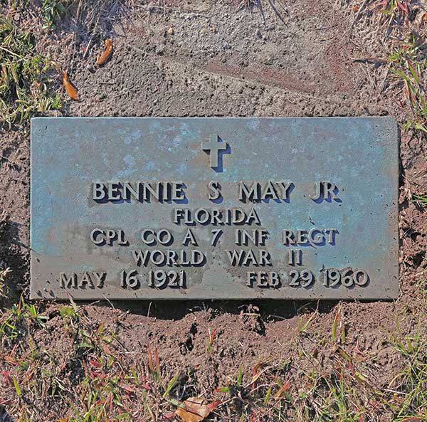 Bennie S. May Gravestone Photo