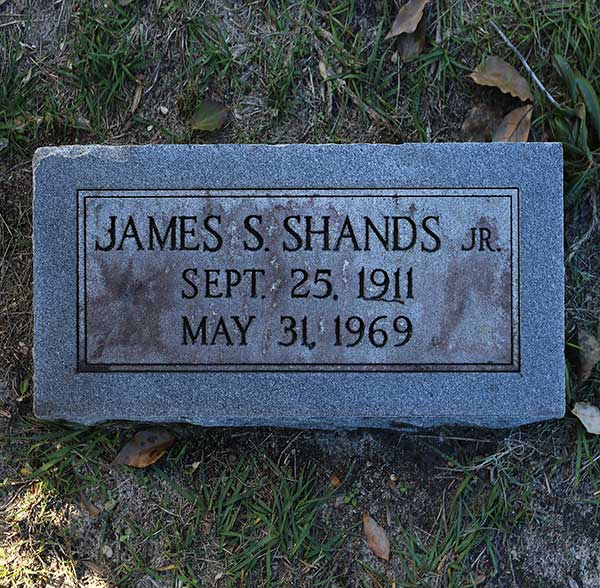 James S. Shands Gravestone Photo