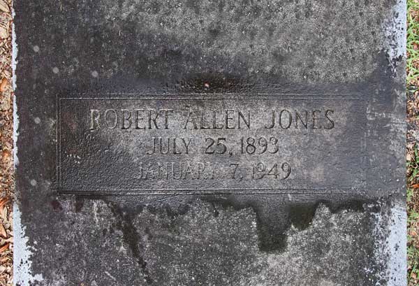 Robert Allen Jones Gravestone Photo