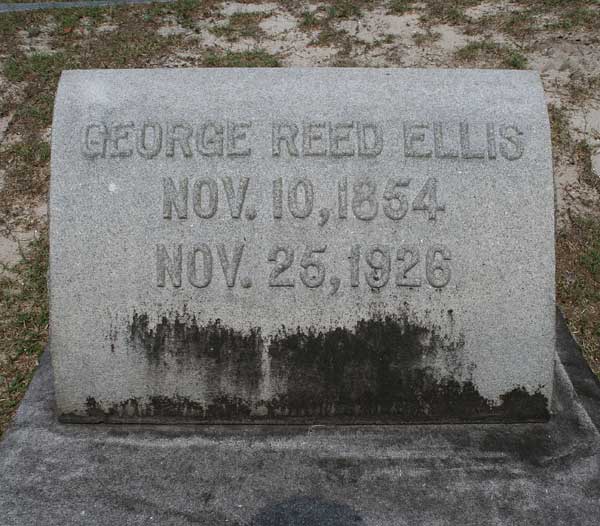 George Reed Ellis Gravestone Photo