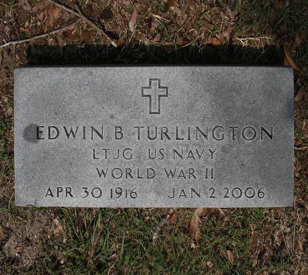 Edwin B. Turlington Gravestone Photo