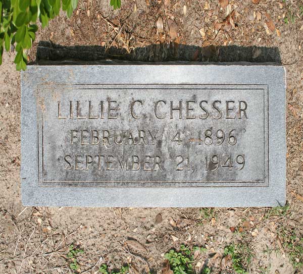 Lillie C. Chesser Gravestone Photo