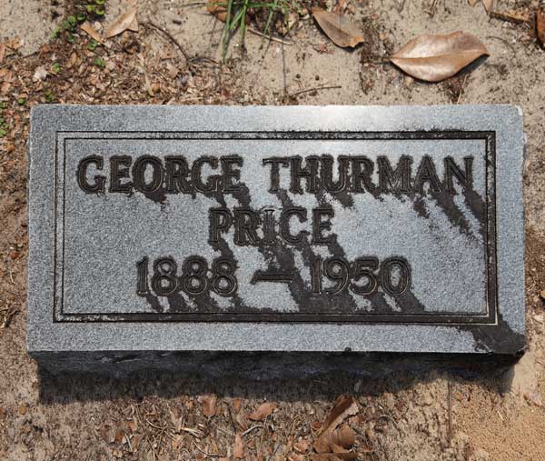 George Thurman Price Gravestone Photo