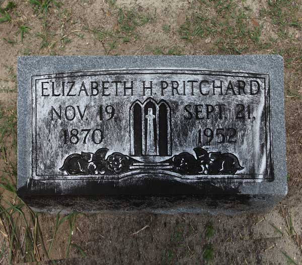 Elizabeth H. Pritchard Gravestone Photo