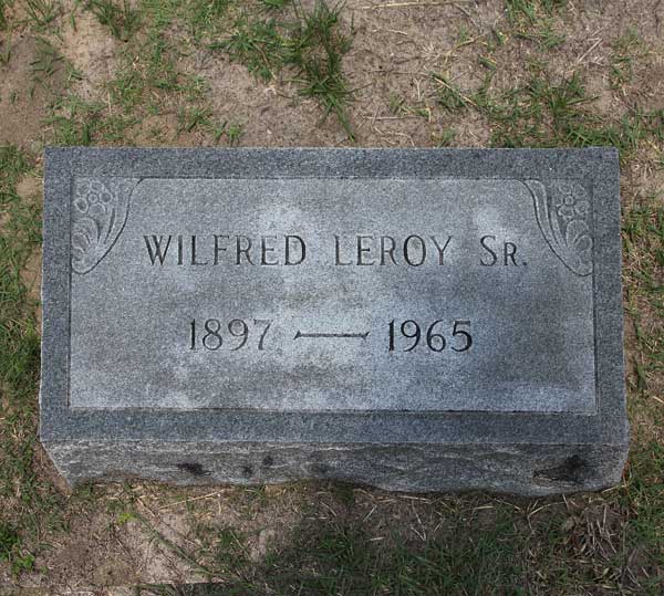 Wilfred Leroy Gravestone Photo
