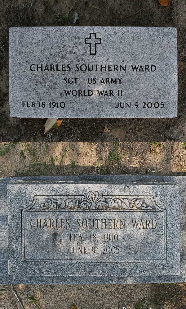 Charles Southern Ward Gravestone Photo