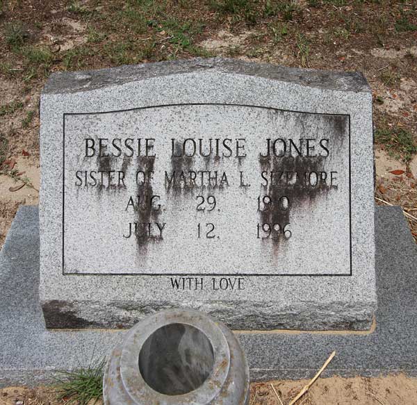 Bessie Louise Jones Gravestone Photo