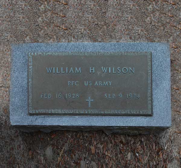 William H. Wilson Gravestone Photo