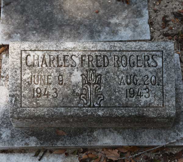 Charles Fred Rogers Gravestone Photo