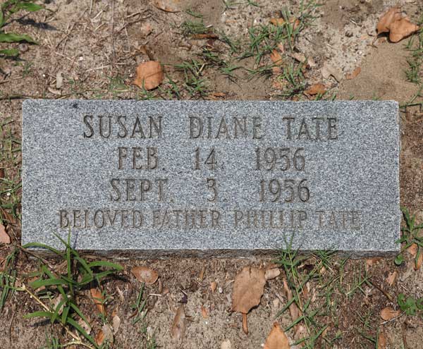 Susan Diane Tate Gravestone Photo