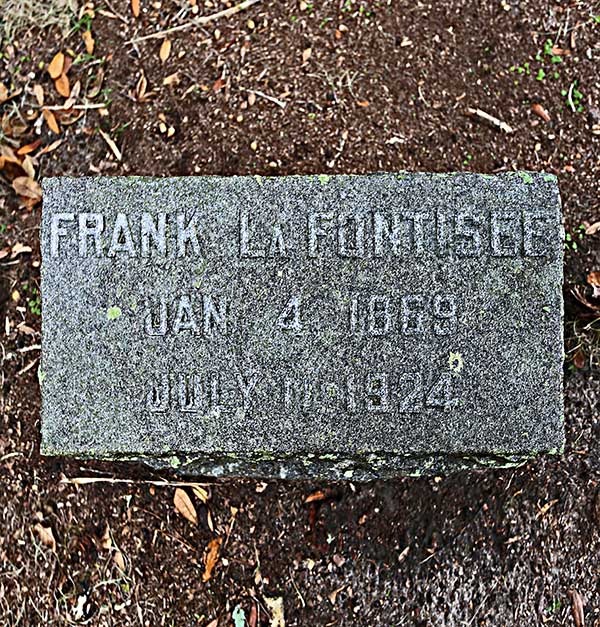 Frank LaFontisee Gravestone Photo