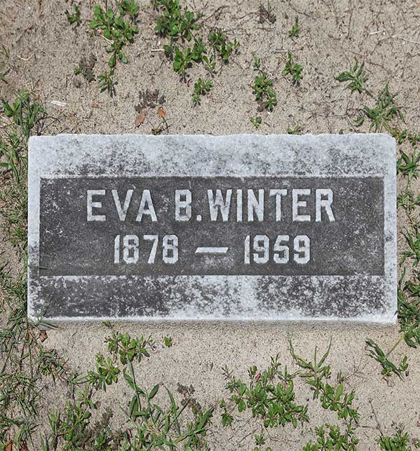 Eva B. Winter Gravestone Photo