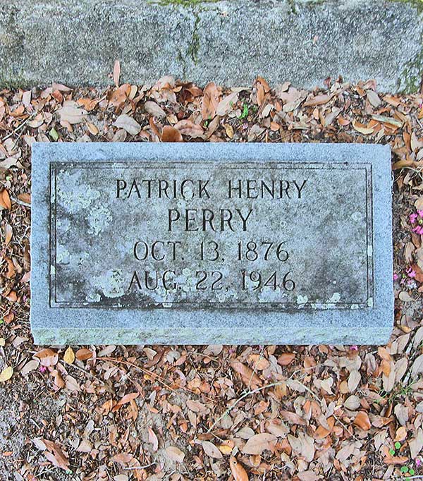 Patrick Henry Perry Gravestone Photo