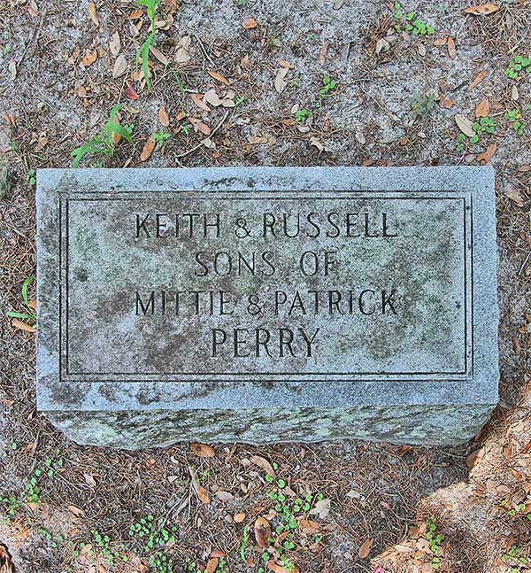 Keith & Russell Perry Gravestone Photo