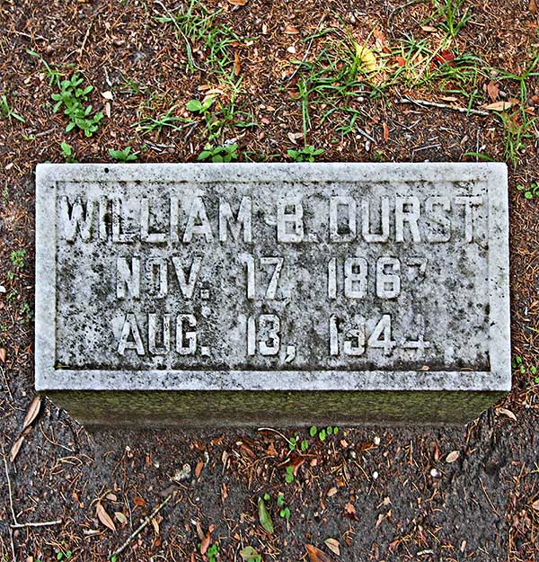 William B. Durst Gravestone Photo