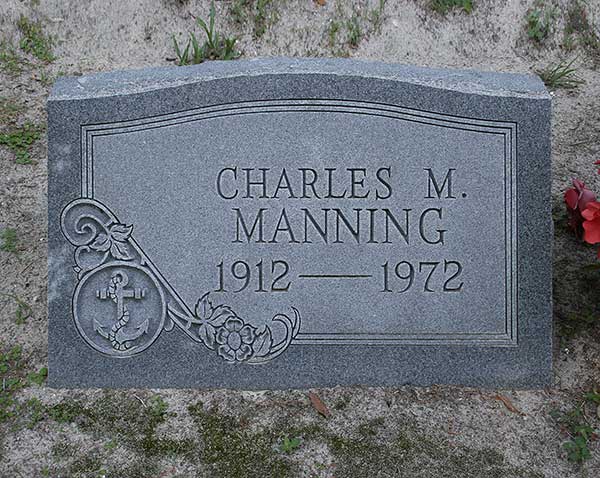 Charles Manning M. Gravestone Photo