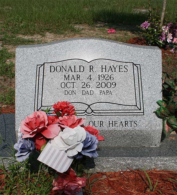 Donald R. Hayes Gravestone Photo