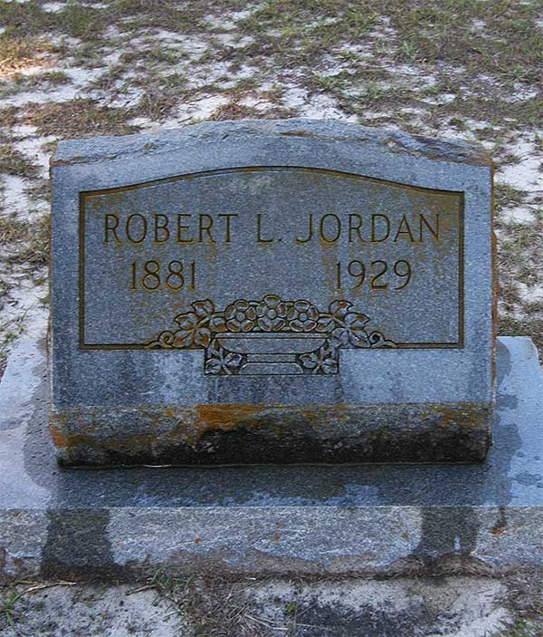 Robert L. Jordan Gravestone Photo