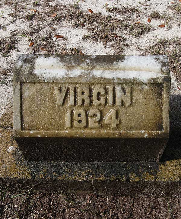 Virgin Unknown Gravestone Photo