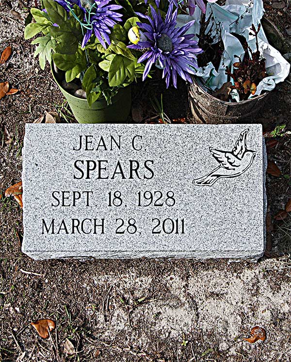 Jean C. Spears Gravestone Photo